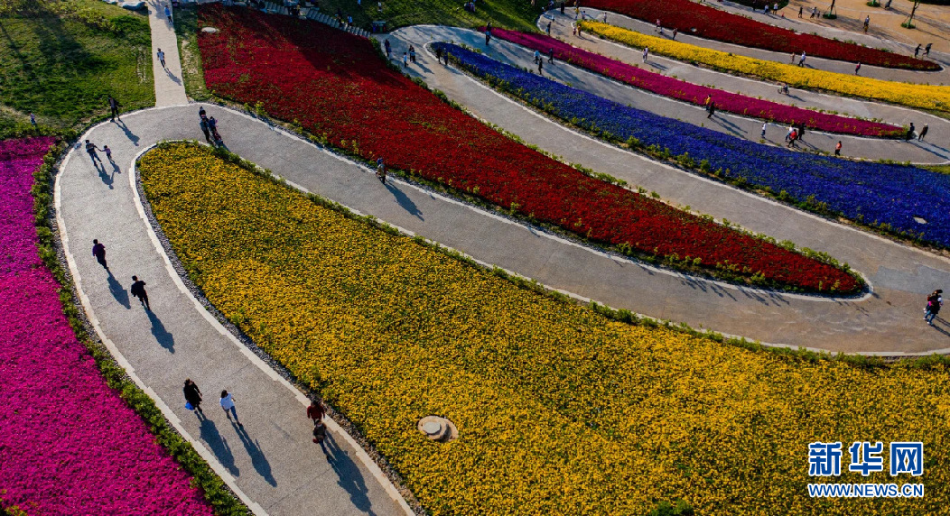 Spring scenery at Chang'an Park