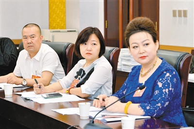 CPPCC Xi'an Committee members in group discussion 