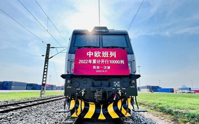 China-Europe freight makes 10,000 trips in 2022