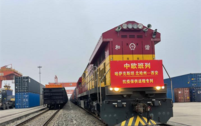 China-Europe freight train ensures Xi'an supplies