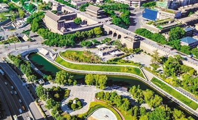 Xi'an City Wall Moat set to open on Oct 1 